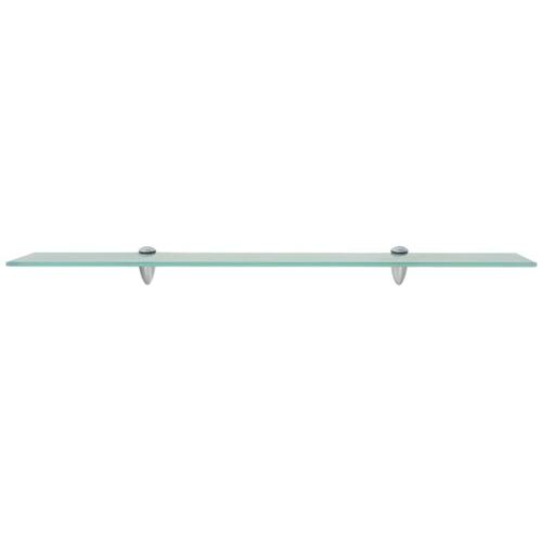 Svævehylde 2 stk. 80 x 10 cm 8 mm glas