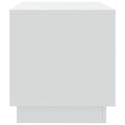 Tv-bord 102x41x44 cm konstrueret træ hvid