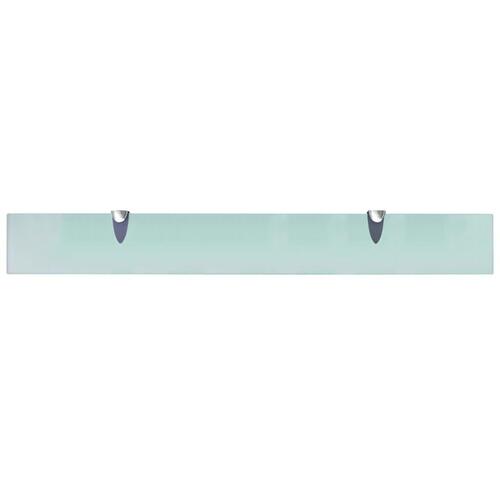 Svævehylde 2 stk. 80 x 10 cm 8 mm glas