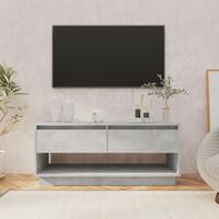 Tv-bord 102x41x44 cm konstrueret træ betongrå