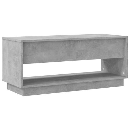 Tv-bord 102x41x44 cm konstrueret træ betongrå