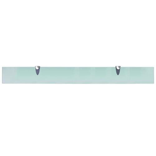 Svævehylde 2 stk. 90 x 10 cm 8 mm glas