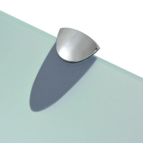 Svævehylde 2 stk. 90 x 10 cm 8 mm glas