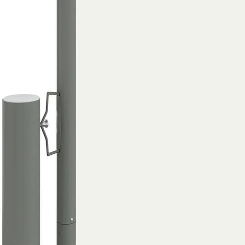 Sammenrullelig sidemarkise 200x1000 cm cremefarvet