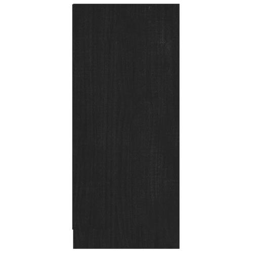 Skænk 70x33x76 cm massivt fyrretræ grå