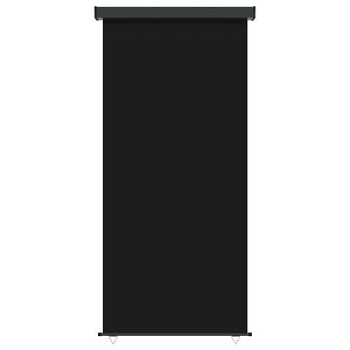 Sidemarkise til altan 122x250 cm sort