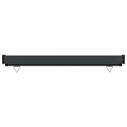 Sidemarkise til altan 122x250 cm sort