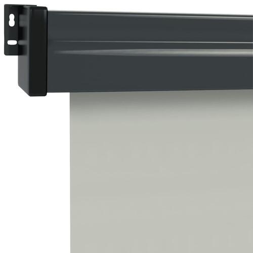 Sidemarkise til altan 122x250 cm grå