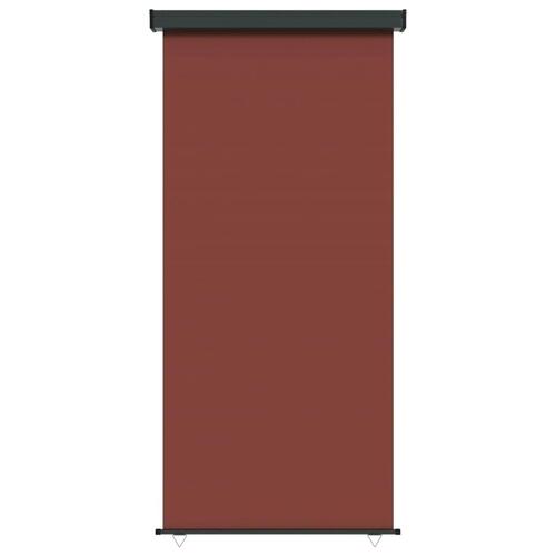 Sidemarkise til altan 122x250 cm brun