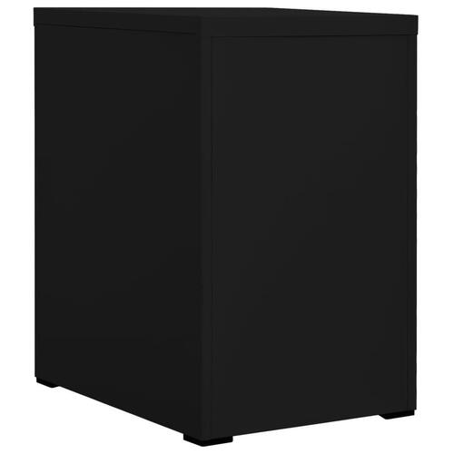 Arkivskab 46x62x72,5 cm stål sort
