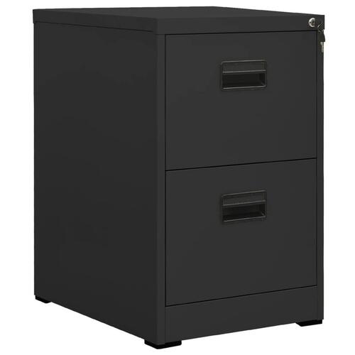 Arkivskab 46x62x72,5 cm stål antracitgrå