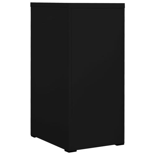 Arkivskab 46x62x102,5 cm stål sort