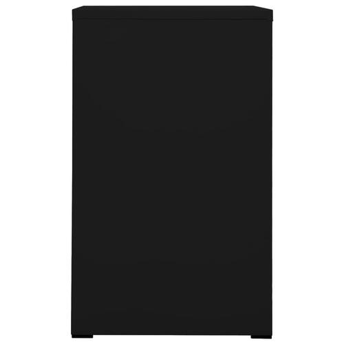 Arkivskab 46x62x102,5 cm stål sort