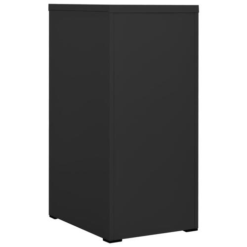 Arkivskab 46x62x102,5 cm stål antracitgrå