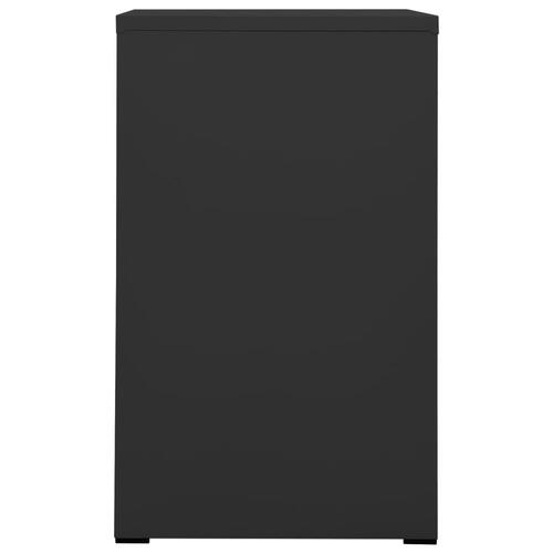 Arkivskab 46x62x102,5 cm stål antracitgrå