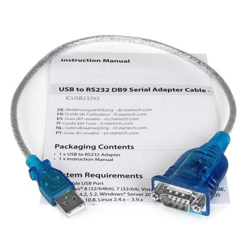 USB til RS232 kabeladapter Startech ICUSB232V2 - grå, 30 cm