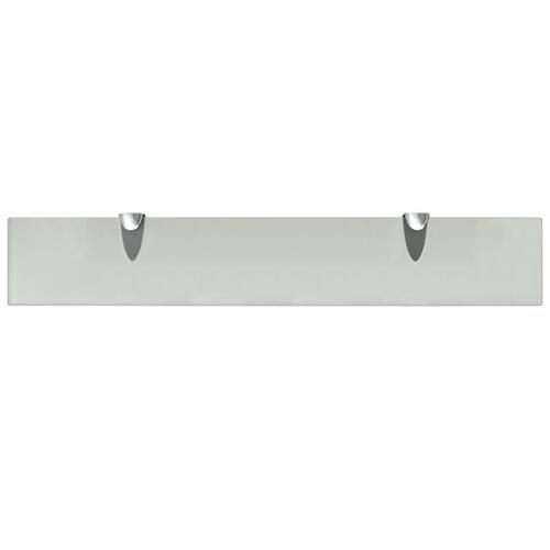 Svævehylde 2 stk. 60 x 10 cm 8 mm glas