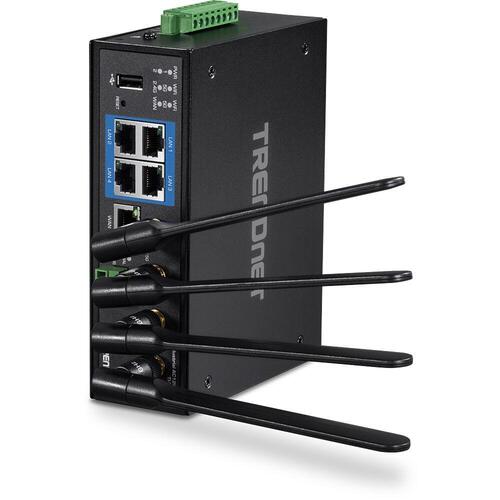 Router Trendnet TI-W100 WiFi 5 5 GHz Sort