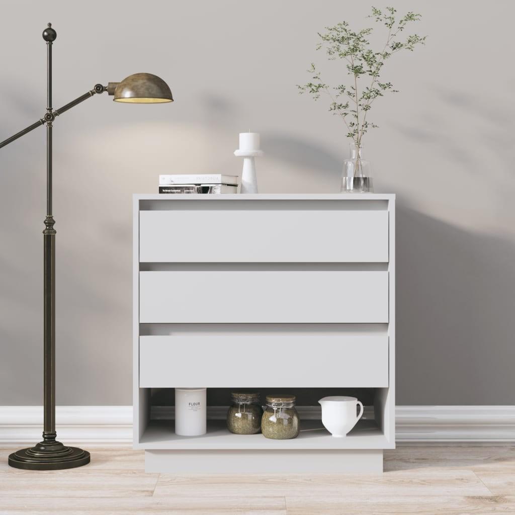 Skænk 70x41x75 cm spånplade hvid