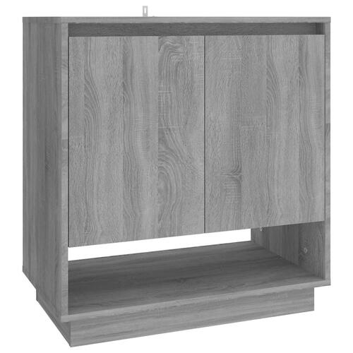 Skænk 70x41x75 cm konstrueret træ grå sonoma-eg