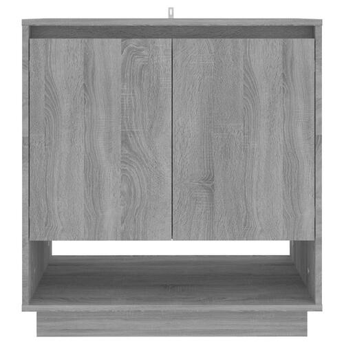 Skænk 70x41x75 cm konstrueret træ grå sonoma-eg