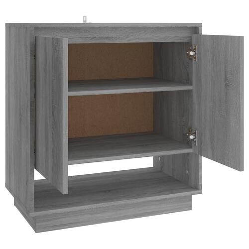 Skænk 70x41x75 cm konstrueret træ grå sonoma-eg