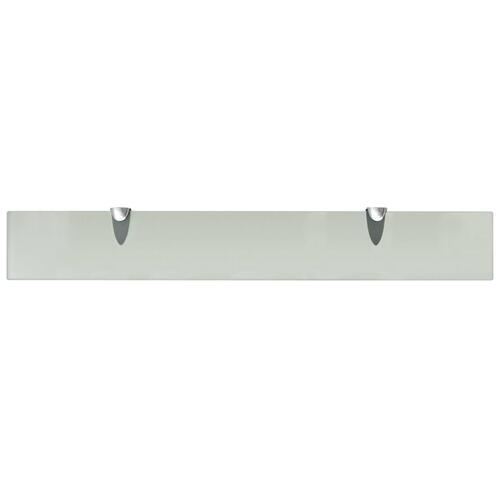 Svævehylder 2 stk. 70 x 10 cm 8 mm glas