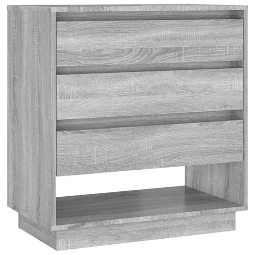 Skænk 70x41x75 cm konstrueret træ grå sonoma-eg