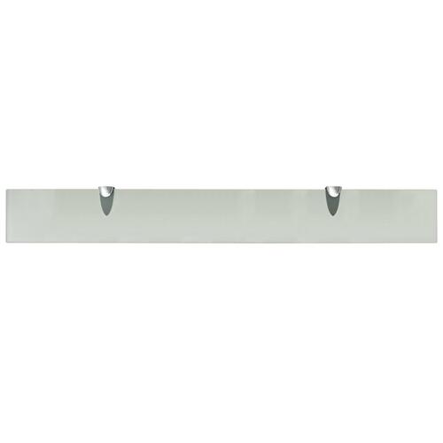 Svævehylde 2 stk. 80 x 10 cm 8 mm glas