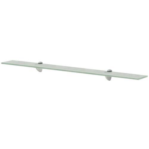 Svævehylder 2 stk. 90 x 10 cm 8 mm glas