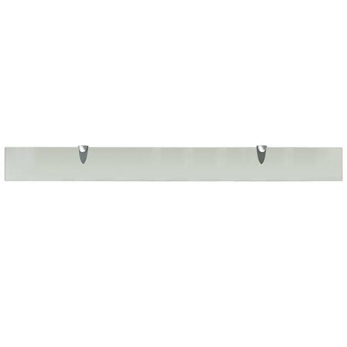 Svævehylder 2 stk. 100 x 10 cm 8 mm glas