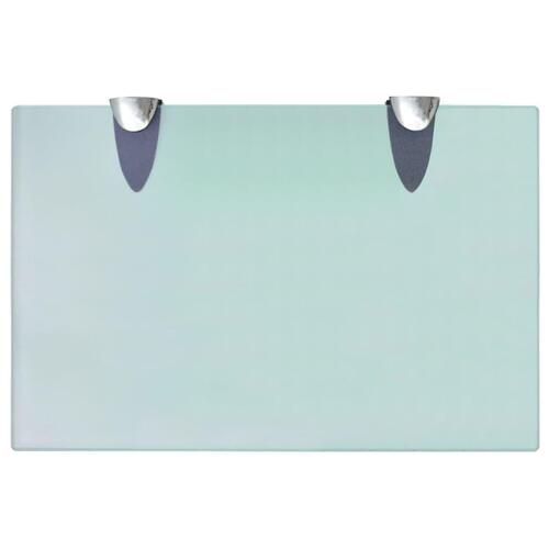 Svævehylde 2 stk. 30 x 20 cm 8 mm glas
