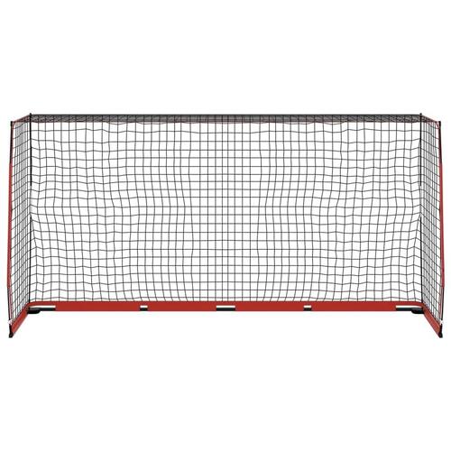 Fodboldmål 366,5x91x183 cm stål