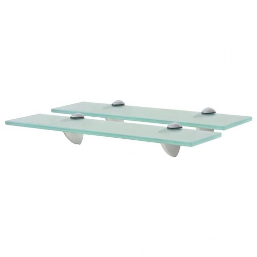 Svævehylder 2 stk. - glas 40 × 20 cm, 8 mm