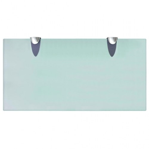 Svævehylder 2 stk. - glas 40 × 20 cm, 8 mm