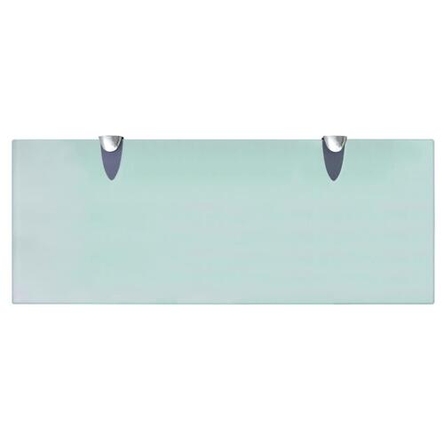 Svævehylde 2 stk. 50 x 20 cm 8 mm glas