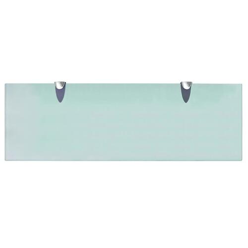 Svævehylde 2 stk. 60 x 20 cm 8 mm glas
