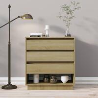 Skænk 70x41x75 cm spånplade sonoma-eg