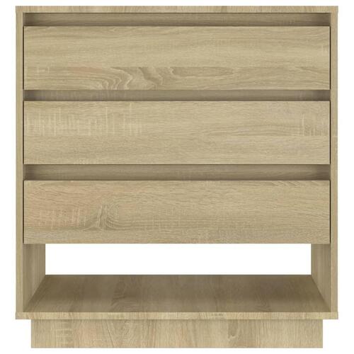 Skænk 70x41x75 cm konstrueret træ sonoma-eg
