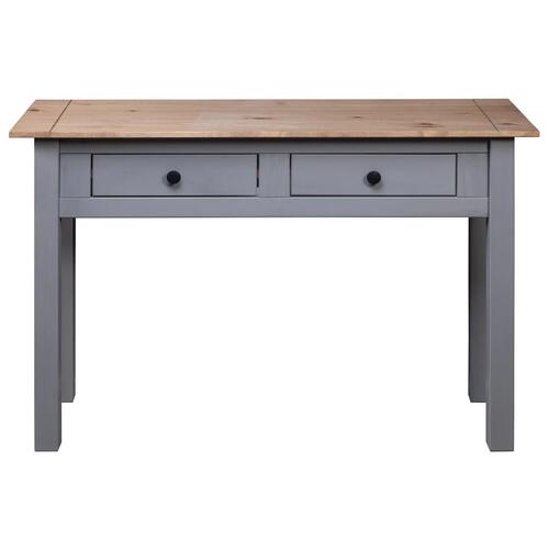 Konsolbord Panama-serien 110x40x72 cm massivt fyrretræ grå