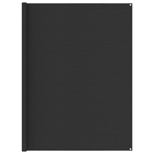 Telttæppe 250x250 cm HDPE antracitgrå