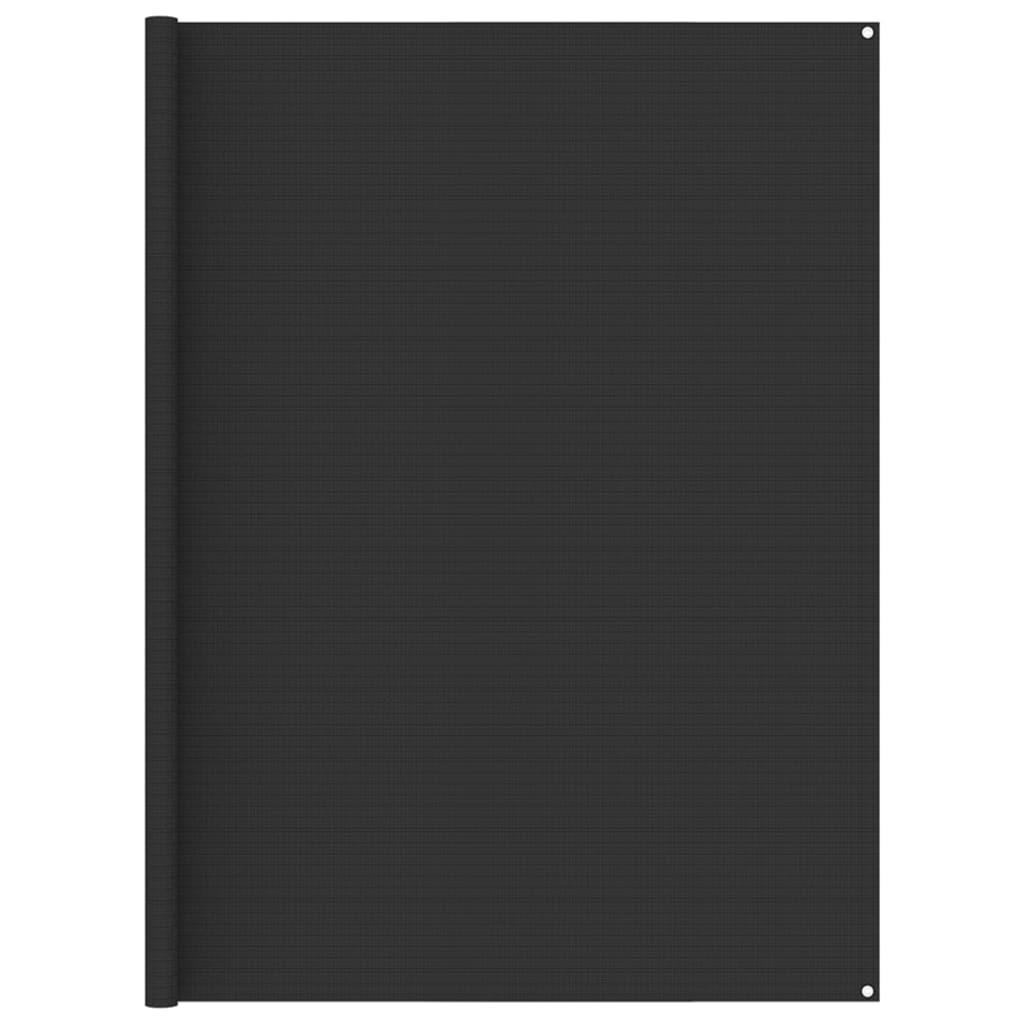 Telttæppe 250x250 cm HDPE antracitgrå