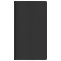 Telttæppe 400x800 cm HDPE antracitgrå
