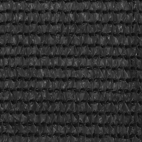 Telttæppe 400x800 cm HDPE antracitgrå