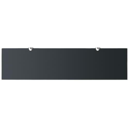Svævehylde 2 stk. 80 x 20 cm 8 mm glas