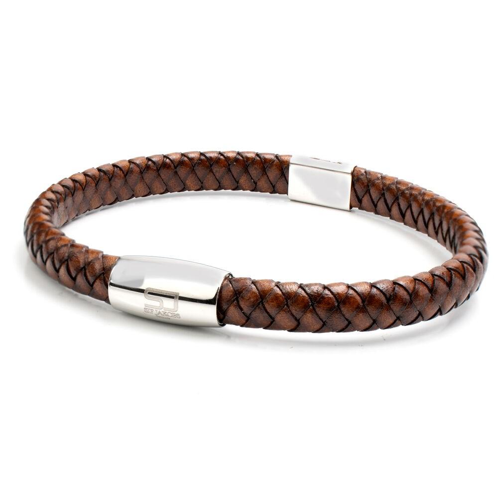 Armbånd læder Sif Jakobs - brun, 21 cm (BR28681AC-BR-21)