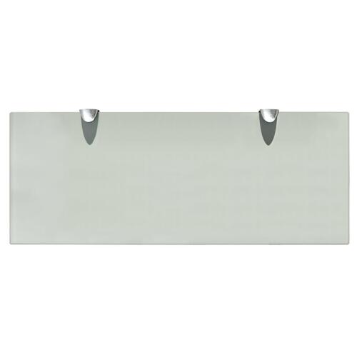 Svævehylder 2 stk. 50 x 20 cm 8 mm glas