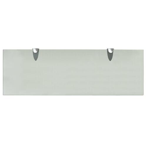 Svævehylde 2 stk. 60 x 20 cm 8 mm glas