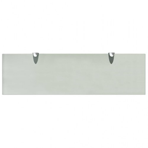 Svævehylder - 2 stk. 70 × 20 cm i matteret glas, 8 mm
