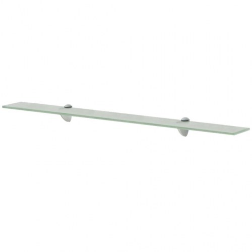 Svævehylder 2 stk. - 90 × 20 cm i 8 mm hærdet glas